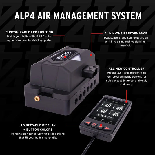 ALP4 Air Management, (No Tank, No Compressor)