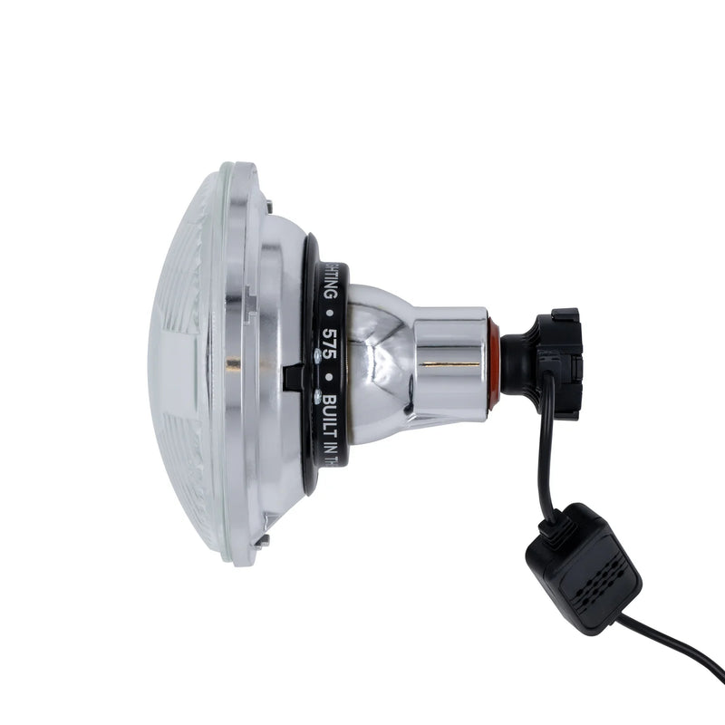 Load image into Gallery viewer, High/Low Beam Chrome 30W LED 575 with Original Glass
