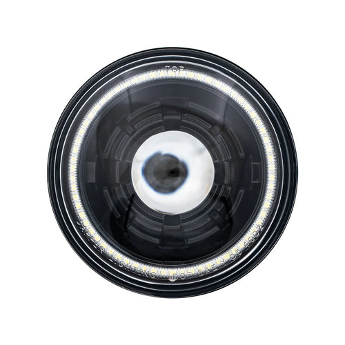 High/Low Beam Black 30W LED 575 with Classic Switchback Halo