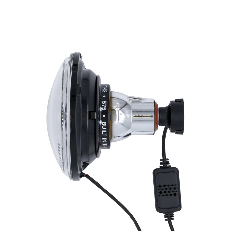 Load image into Gallery viewer, High/Low Beam Black 30W LED 575 with Classic Switchback Halo
