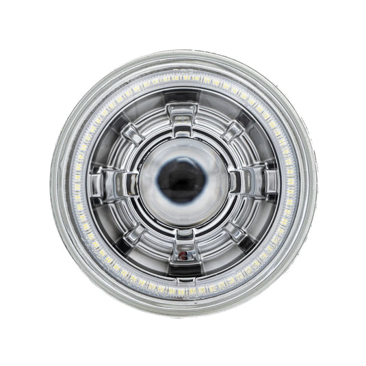 High/Low Beam Chrome 30W LED 575 with Classic Switchback Halo
