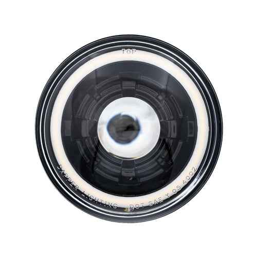 High/Low Beam Black 30W LED 575 with HDR Red Halo