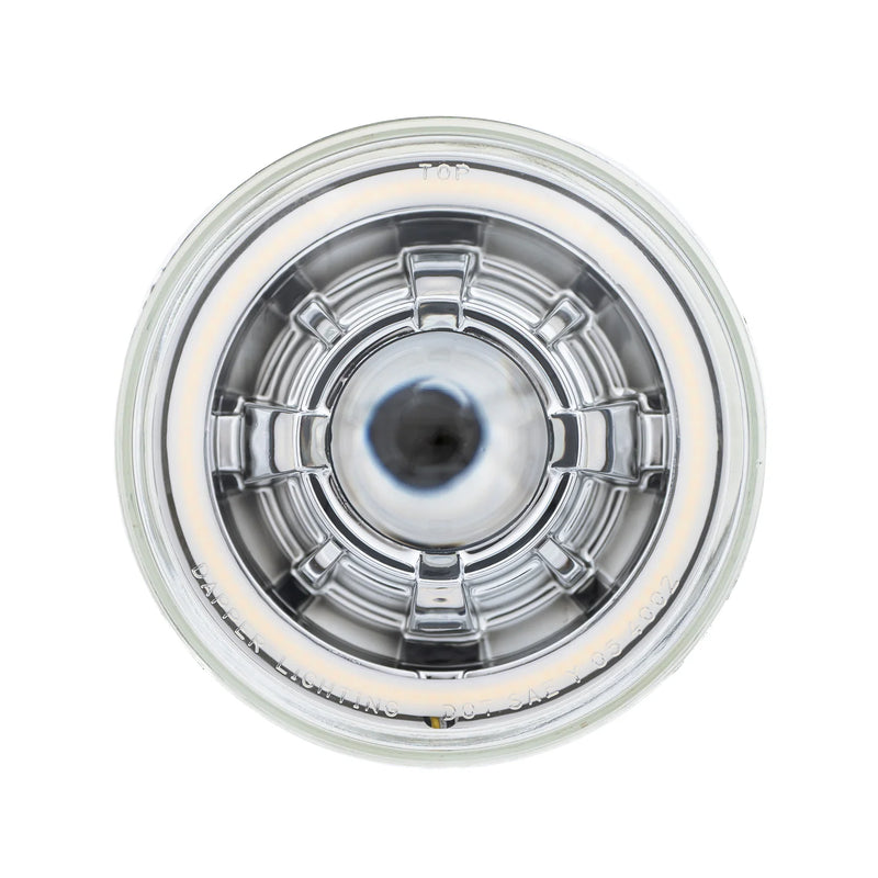 Load image into Gallery viewer, High/Low Beam Chrome 30W LED 575 with HDR Red Halo
