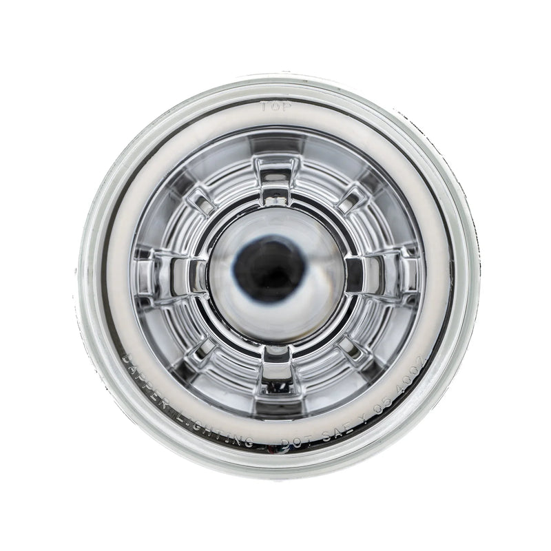 Load image into Gallery viewer, High/Low Beam Chrome 30W LED 575 with HDR RGB Halo
