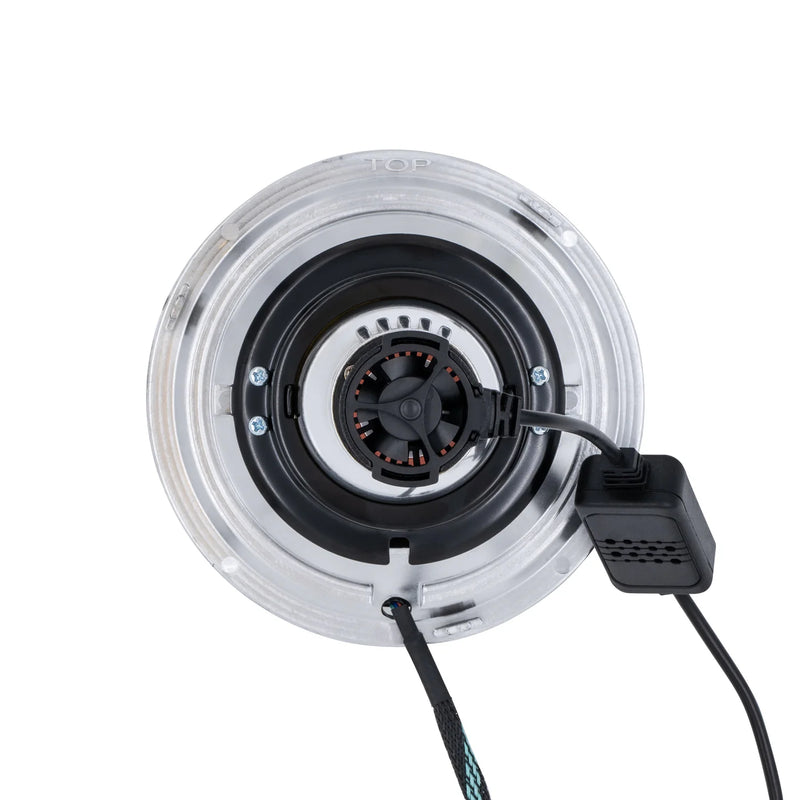 Load image into Gallery viewer, High/Low Beam Chrome 30W LED 575 with HDR RGB Halo with Original Glass
