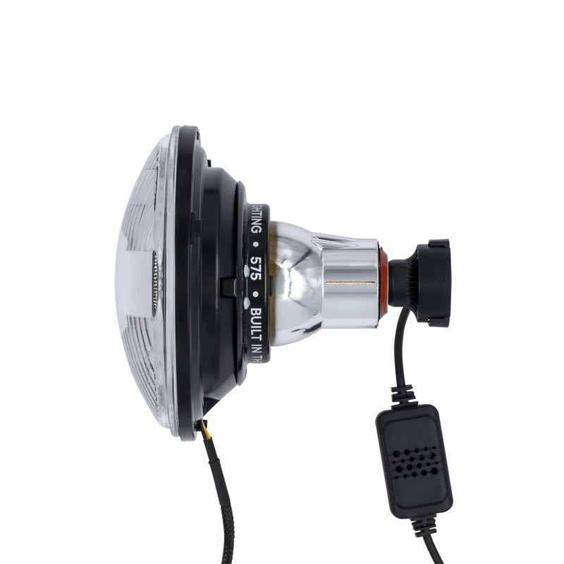 Load image into Gallery viewer, High/Low Beam Black 30W LED 575 with HDR Switchback Halo with Original Glass

