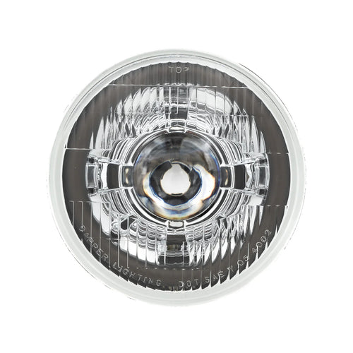 High/Low Beam Chrome 30W LED 575 with HDR Smoked Red Halo with Original Glass
