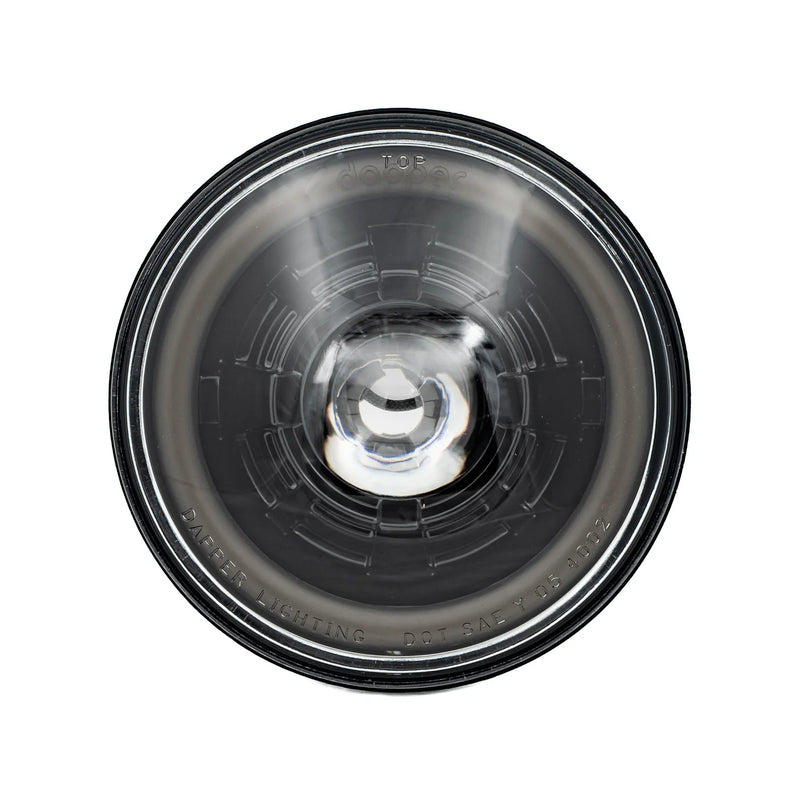 Load image into Gallery viewer, High/Low Beam Black 30W LED 575 with HDR Smoked Switchback Halo
