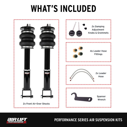 2011-2023 Dodge Challenger/Charger Performance Air Suspension Front Kit