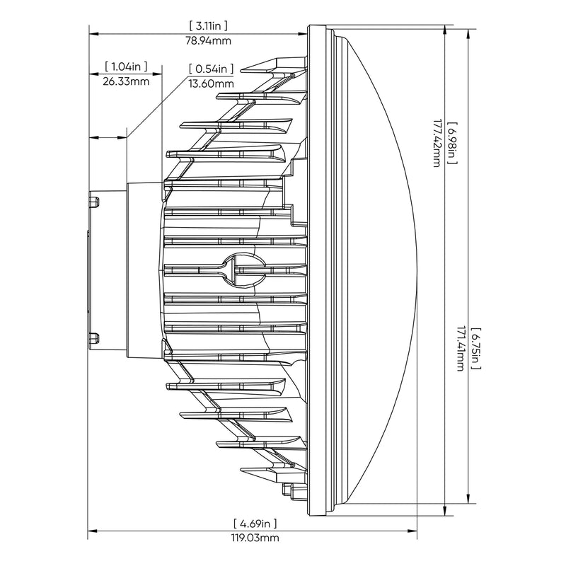 Load image into Gallery viewer, 7 Inch LED Headlight - OE7
