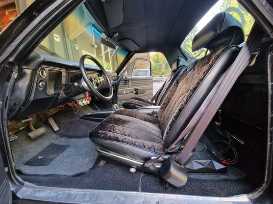 1966-72 El Camino Front 3-Point Seat Belts for Bucket Seats