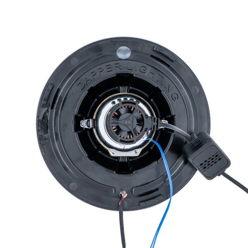 Load image into Gallery viewer, Black LED Seven with Modern Switchback Halo with Original Glass
