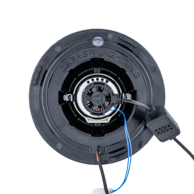 Load image into Gallery viewer, Black LED Seven with Classic Switchback Halo with Original Glass
