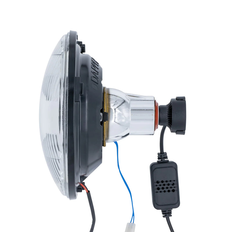 Load image into Gallery viewer, Black LED Seven with Classic Switchback Halo with Original Glass
