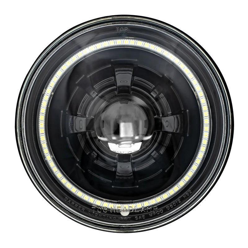 Load image into Gallery viewer, Black LED Seven with Classic Switchback Halo
