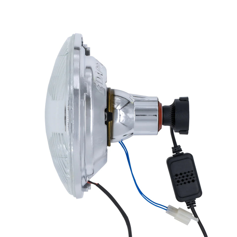 Load image into Gallery viewer, Chrome LED Seven with Classic Switchback Halo with Original Glass
