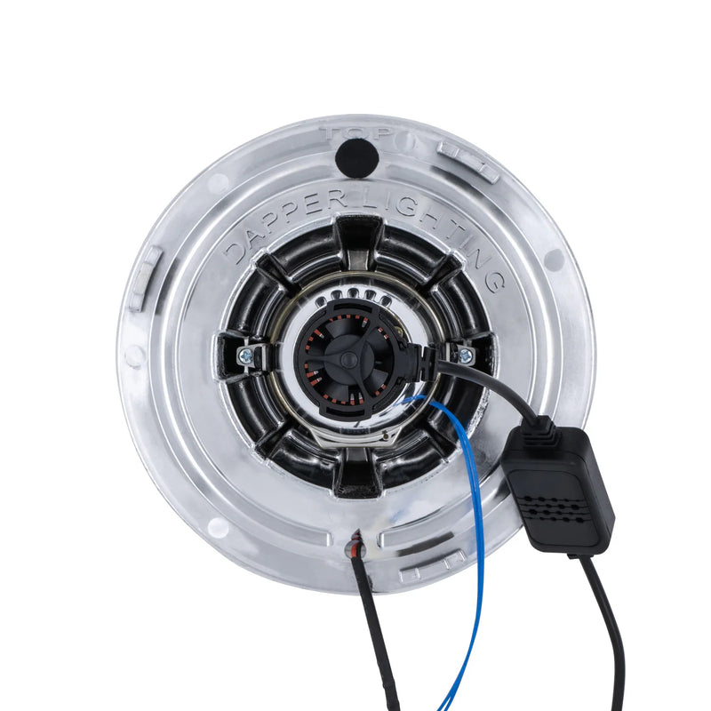 Load image into Gallery viewer, Chrome LED Seven with Classic Switchback Halo
