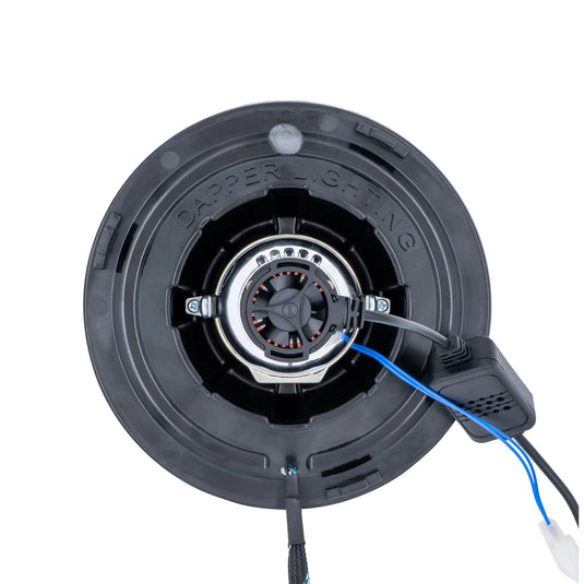 Black LED Seven with RGB Switchback Halo with Original Glass