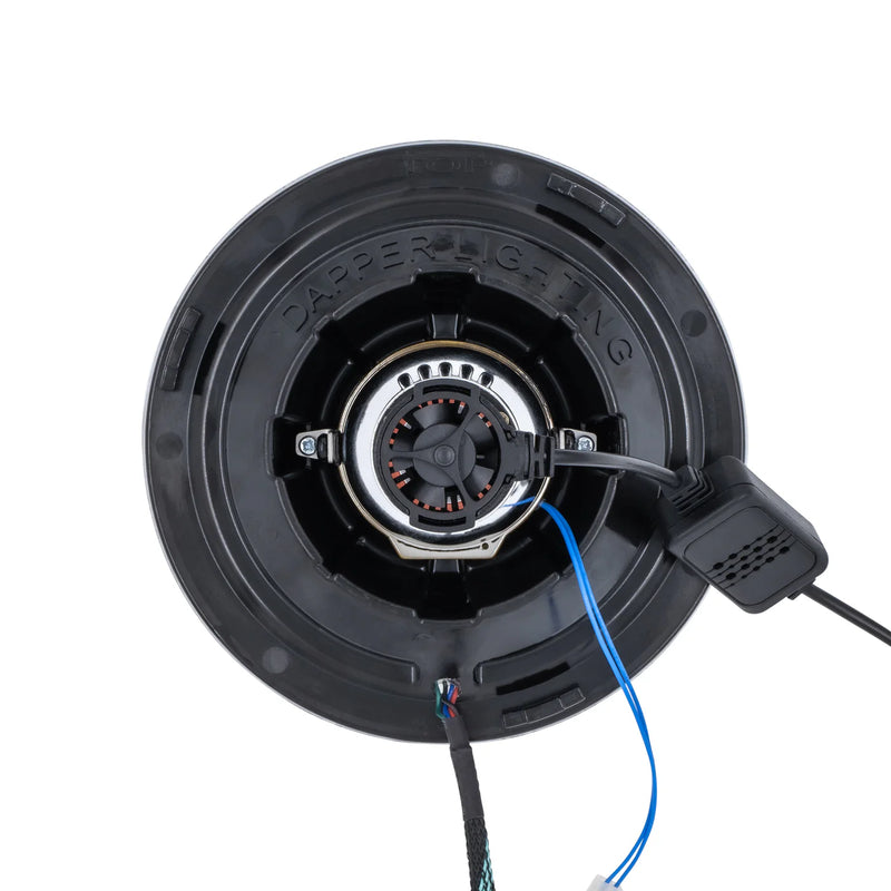 Load image into Gallery viewer, Chrome LED Seven with RGB Switchback Halo with Original Glass

