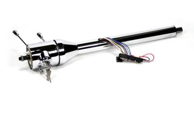 Load image into Gallery viewer, Universal 32&quot; Tilt Floor Shift Steering Column with Keyed Ignition
