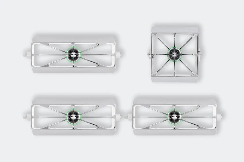 Load image into Gallery viewer, 1973-80 Chevy Truck – Blazer A/C Aluminum Vent Green LED
