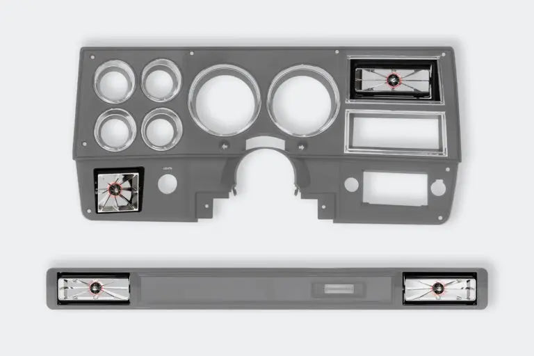 Load image into Gallery viewer, 1973-80 Chevy Truck – Blazer A/C Aluminum Vent Red LED
