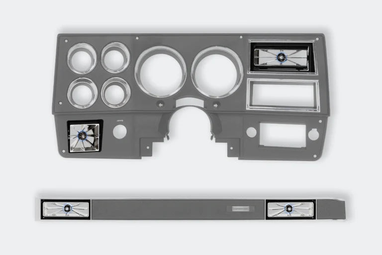 Load image into Gallery viewer, 1981-87 Chevy Truck – Blazer A/C Aluminum Vent Blue LED
