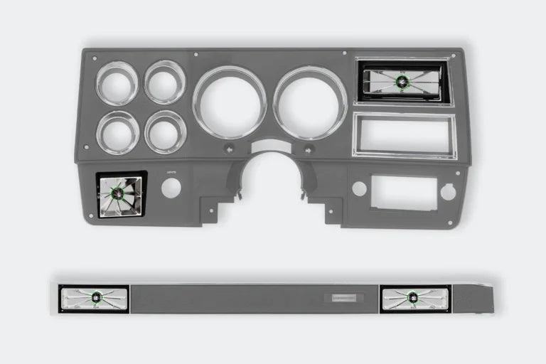 Load image into Gallery viewer, 1981-87 Chevy Truck – Blazer A/C Aluminum Vent Green LED
