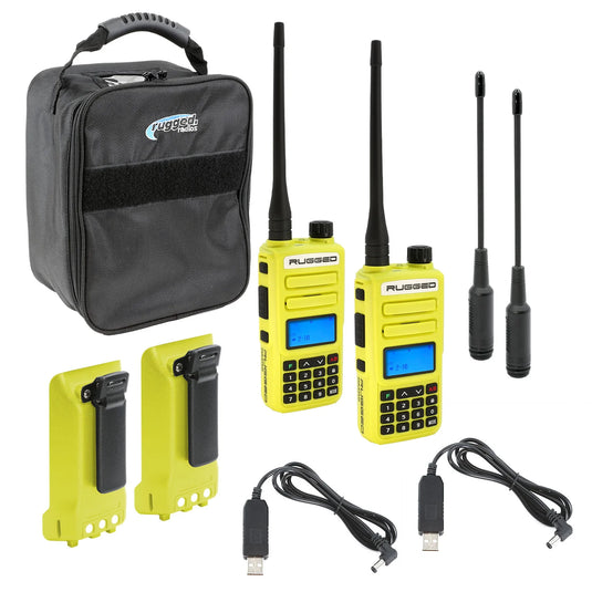 ADVENTURE PACK - Rugged GMR2 GMRS and FRS Hand Held Radios pair