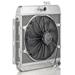 42mm Performance Radiator Module (Chevrolet Bel Air 1955-57 I6/SBC) W/ 16″ SPAL Fan, Downflow