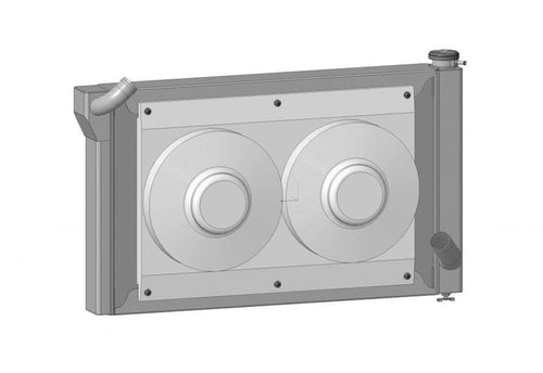 55mm Performance Radiator Module (Chevrolet Corvette 1969-72 SB W/ TOC) W/ Dual 11″ SPAL Fans