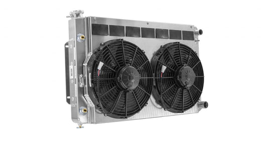 55mm Performance Radiator Module (Chevrolet Camaro/Pontiac Firebird 1967-69 LS W/ TOC) W/ Dual 13″ SPAL Fans