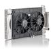 Chevrolet Bel Air 1955-57 Crossflow Radiator Module LS w/TOC, Spal dual 11” fans