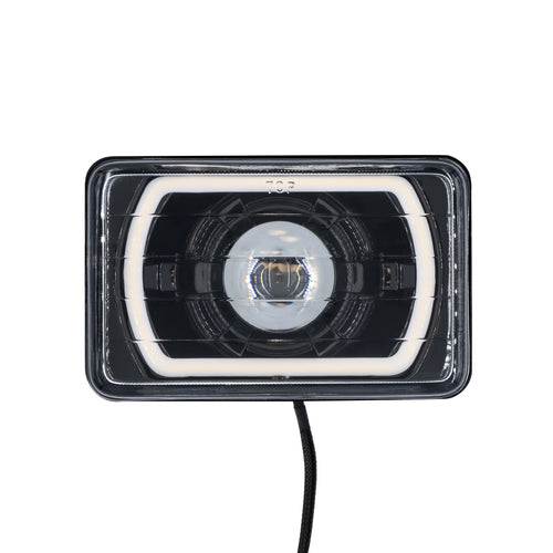 High Beam Black 13W LED FourSix with HDR Switchback Halos