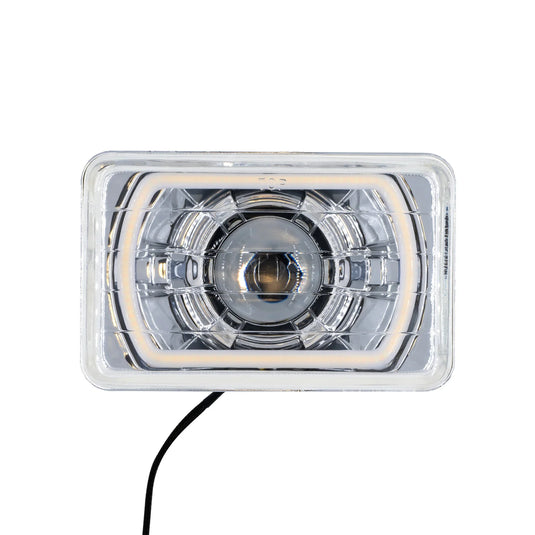 High Beam Chrome 30W LED FourSix with HDR Switchback Halos