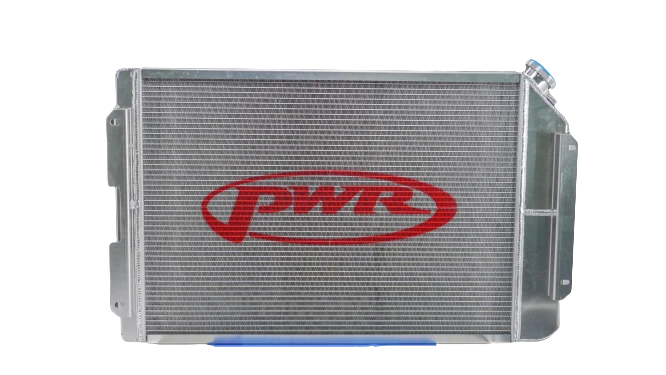 Load image into Gallery viewer, 55mm Performance Radiator Module (Chevrolet Camaro/Pontiac Firebird 1967-69 LS W/ EOC &amp; PSC) W/ Dual 11″ SPAL Fans
