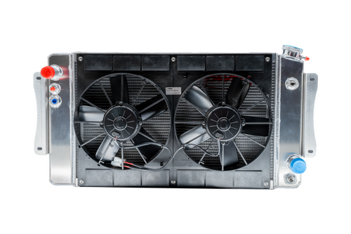 55mm Performance Radiator Module (Chevrolet Bel Air 1955-57 LS W/ TOC) W/ Dual 11″ SPAL Fans