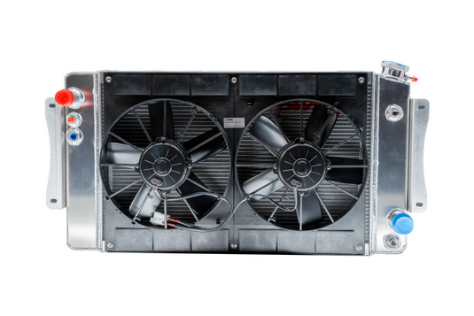 55mm Performance Radiator Module (Chevrolet Bel Air 1955-57 LS W/ TOC) W/ Dual 11″ SPAL Fans