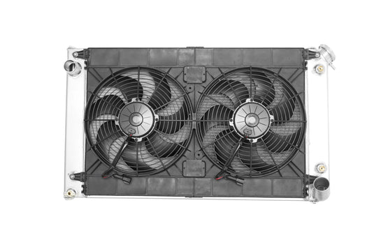 42mm Performance Radiator Module (Chevrolet C10 Truck 1967-72 SB/BB) W/ Dual 14″ SPAL Fans