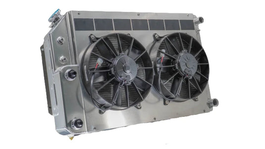55mm Performance Radiator Module (Chevrolet Camaro/Pontiac Firebird 1967-69 LS W/ EOC & PSC) W/ Dual 11″ SPAL Fans