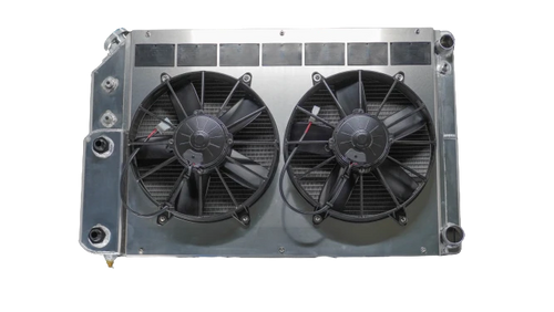 55mm Performance Radiator Module (Chevrolet Camaro/Pontiac Firebird 1967-69 LS W/ EOC & PSC) W/ Dual 11″ SPAL Fans