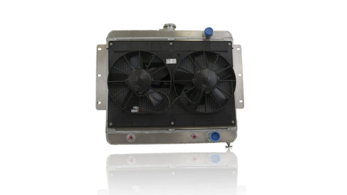 42mm Performance Radiator Module (Chevrolet C10 Truck 1967-72 SB/BB) W/ Dual 11″ SPAL Fans