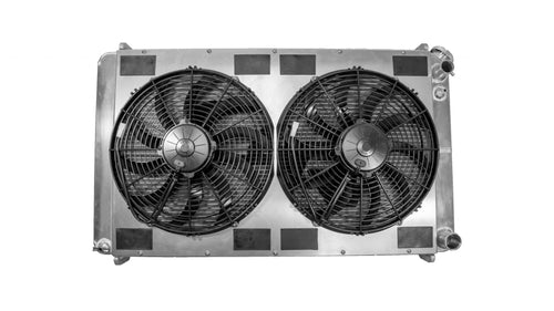 55mm Performance Radiator Module (Chevrolet C10 Truck 1973-87 SB/BB) W/ Dual 16″ SPAL Fans