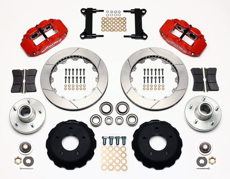 Load image into Gallery viewer, Forged Narrow Superlite 6R Big Brake Front Brake Kit (Hub) 6-Piston Front Kit 14.00-in Rotor Diameter 1.25-in Rotor Width
