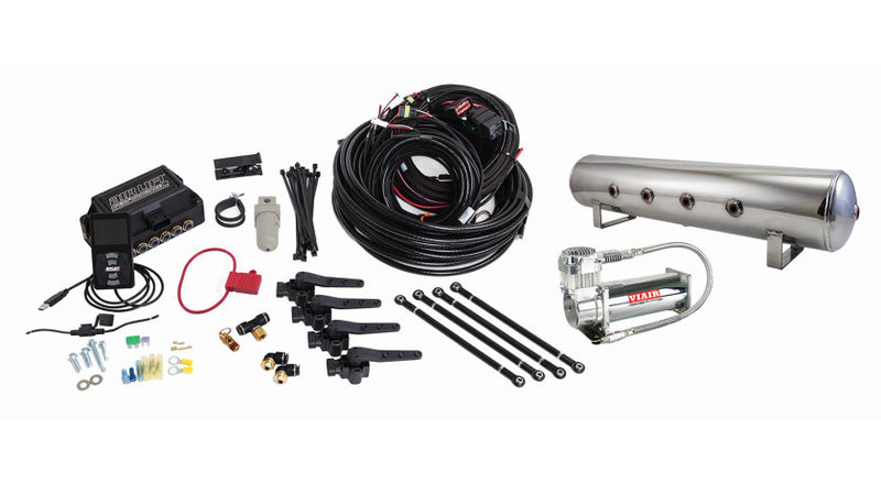 Load image into Gallery viewer, AIR LIFT PERFORMANCE&#39;S  3H (HEIGHT) 1/4 FULL KIT, TANK, COMPRESSOR
