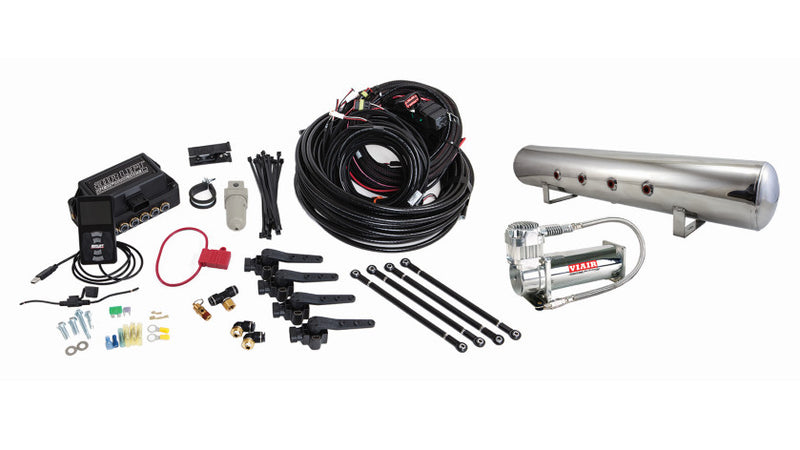 Load image into Gallery viewer, AIR LIFT PERFORMANCE&#39;S  3H (HEIGHT) 1/4 FULL KIT, TANK, COMPRESSOR
