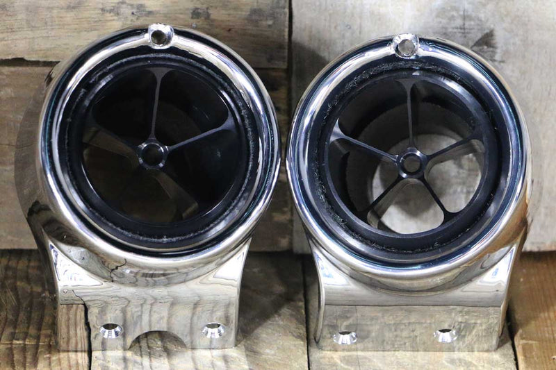 Load image into Gallery viewer, 67-72 Chevy Truck Billet Aluminum 5 Vane A/C Vents with Chrome Bezel
