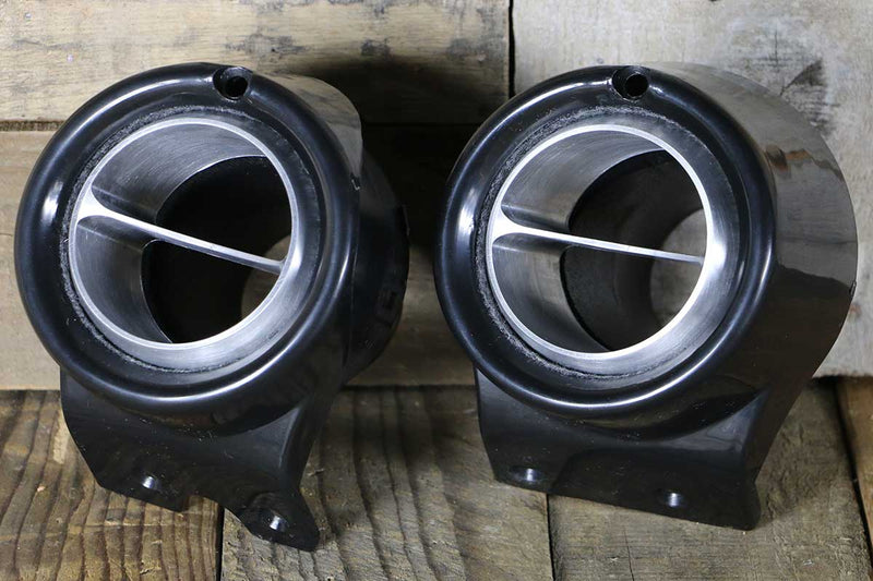 Load image into Gallery viewer, 67-72 Chevy Truck Billet Aluminum Single Vane A/C Vents with Black Bezel
