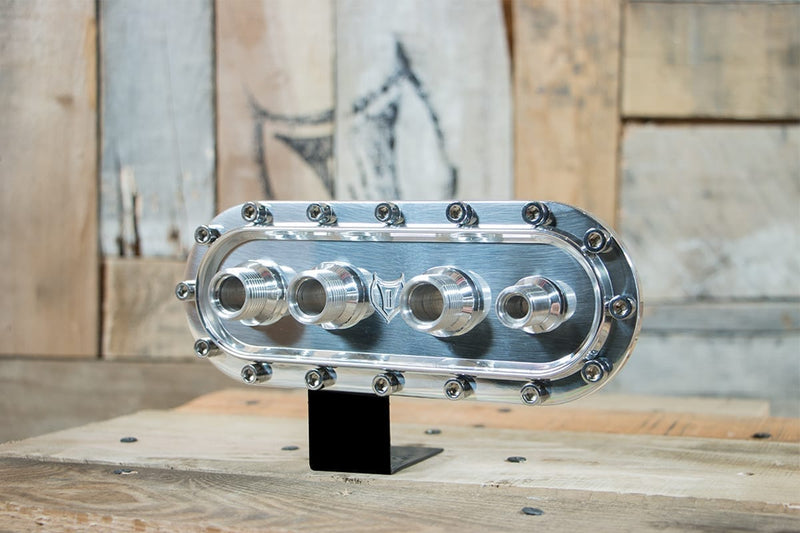 Load image into Gallery viewer, Diablo Horizontal A/C Bulkhead with Cap Screws
