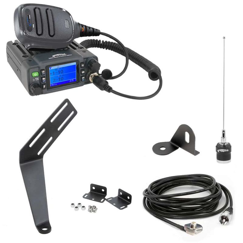 Load image into Gallery viewer, JKU Jeep Radio Kit - with GMR25 WATERPROOF Mobile Radio for Jeep JKU • 4 Door Only
